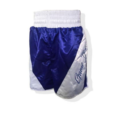blue boxing shorts