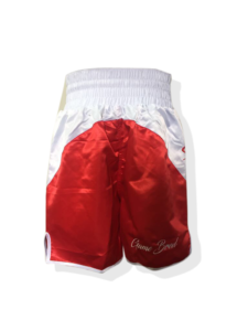 red boxing shorts