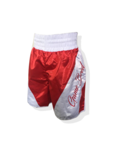 red fight shorts