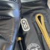 Close up entry level leather boxing gloves